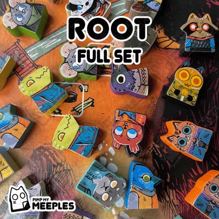 Root Naklejki - Pełny Set (Nieoficjalne)